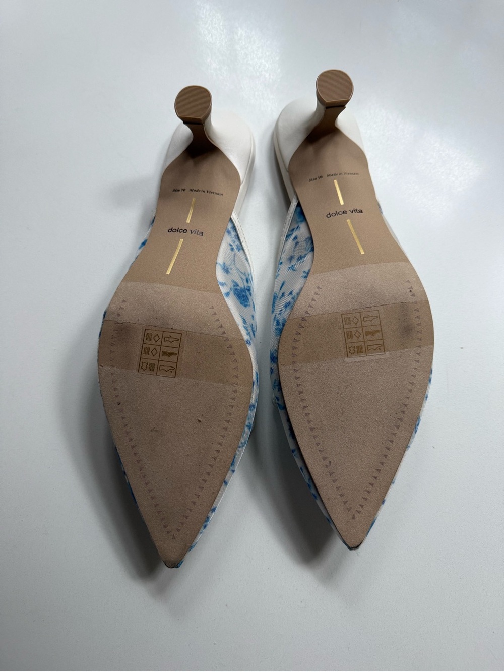 DOLCE VITA Cleo Printed Mesh Mule Heels Size 10 - NEW!❤️ - Picture 5 of 6